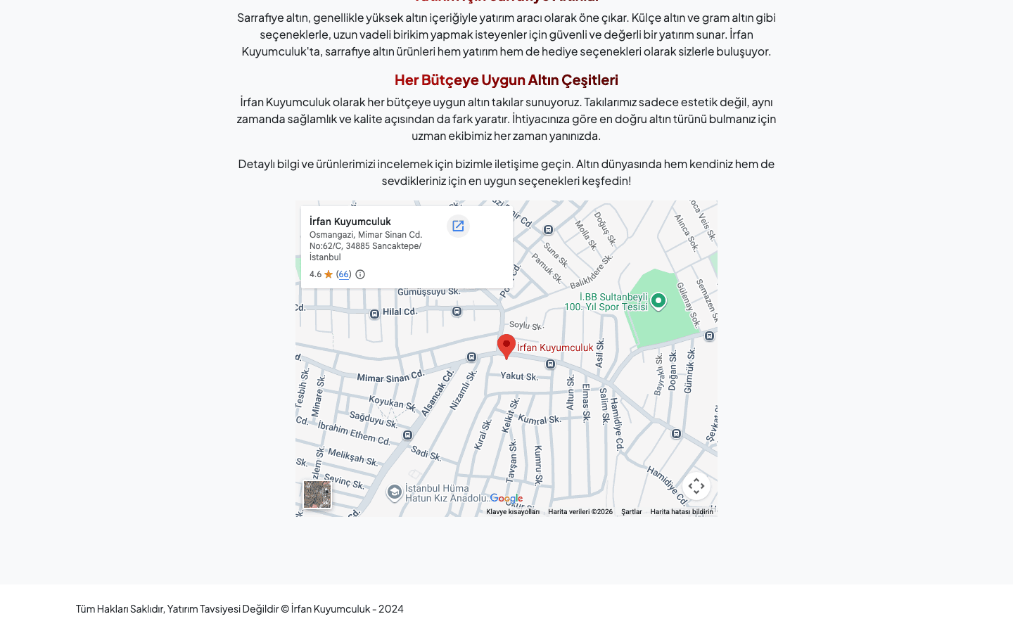 irfankuyumculuk screenshot - bottom