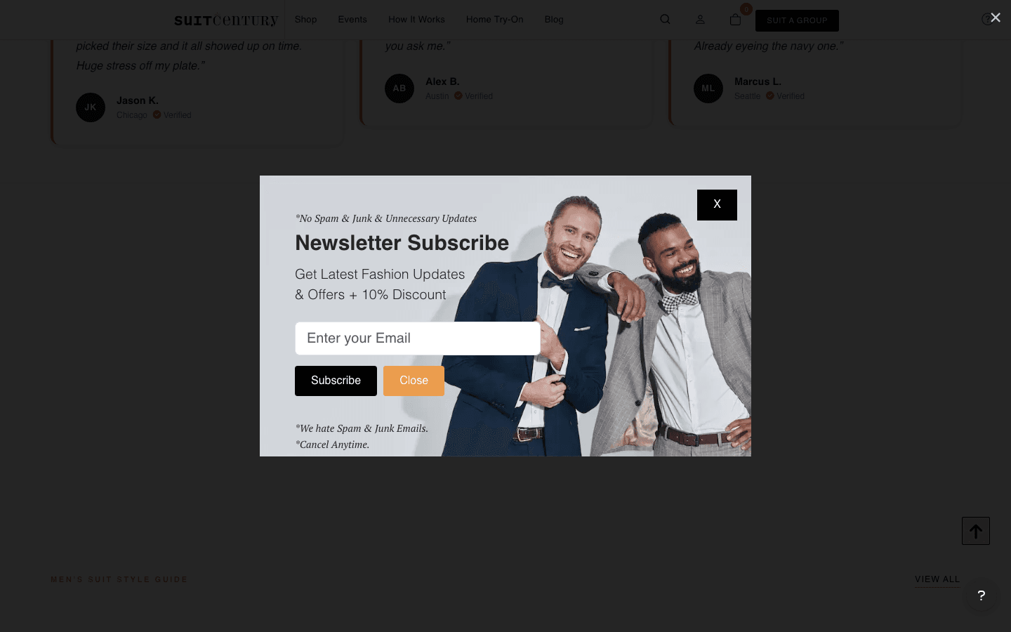 suitcentury screenshot - bottom